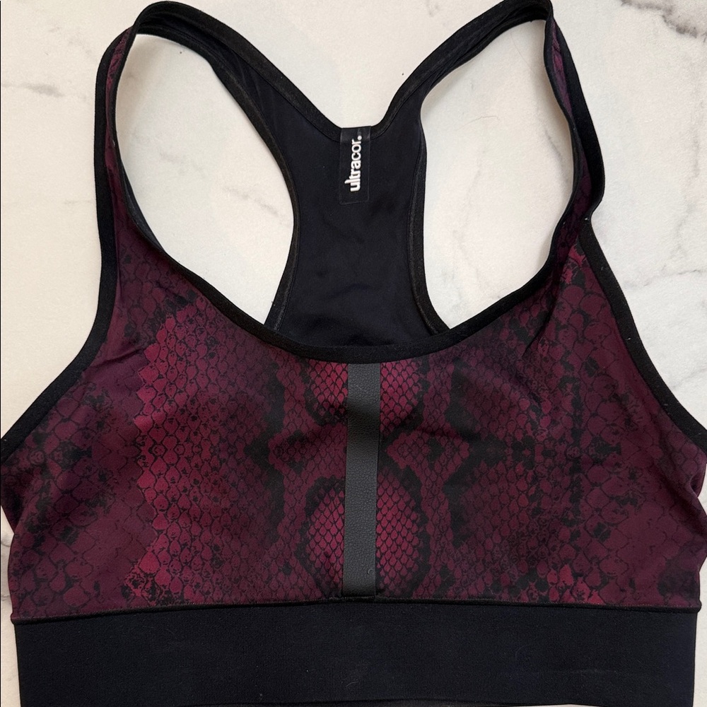 Ultracor Snake Skin Print Sports Bra